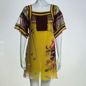 Rare JEAN PAUL GAULTIER Printed  Mini Dress Size: S
